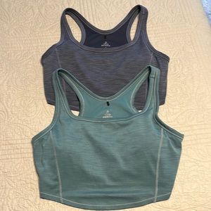 Prana Becksa sports bras , lot of 2 aqua blue